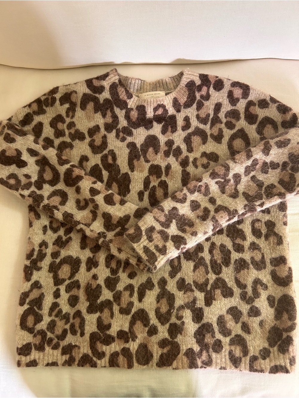 Sezane Gina jumper- Beige Brown